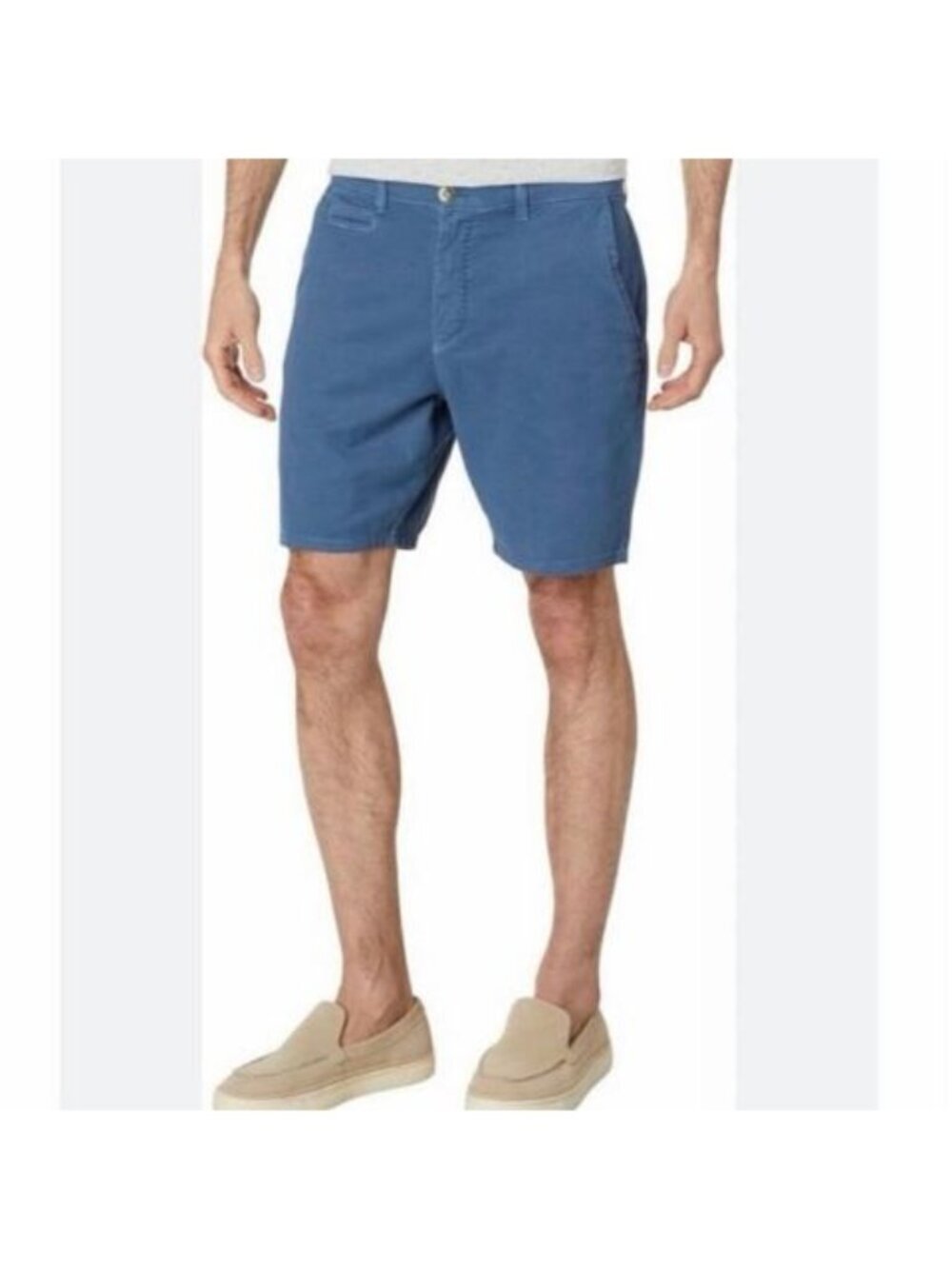 Johnnie-O Nassau Garment Dyed Stretch Chino Shorts Navy Blue Size 40